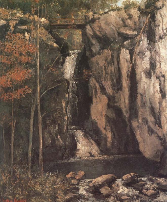 Gustave Courbet Waterfall china oil painting image